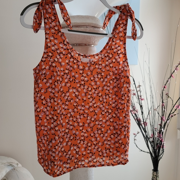 SO Tank Top with Tie Detail - Picture 1 of 7